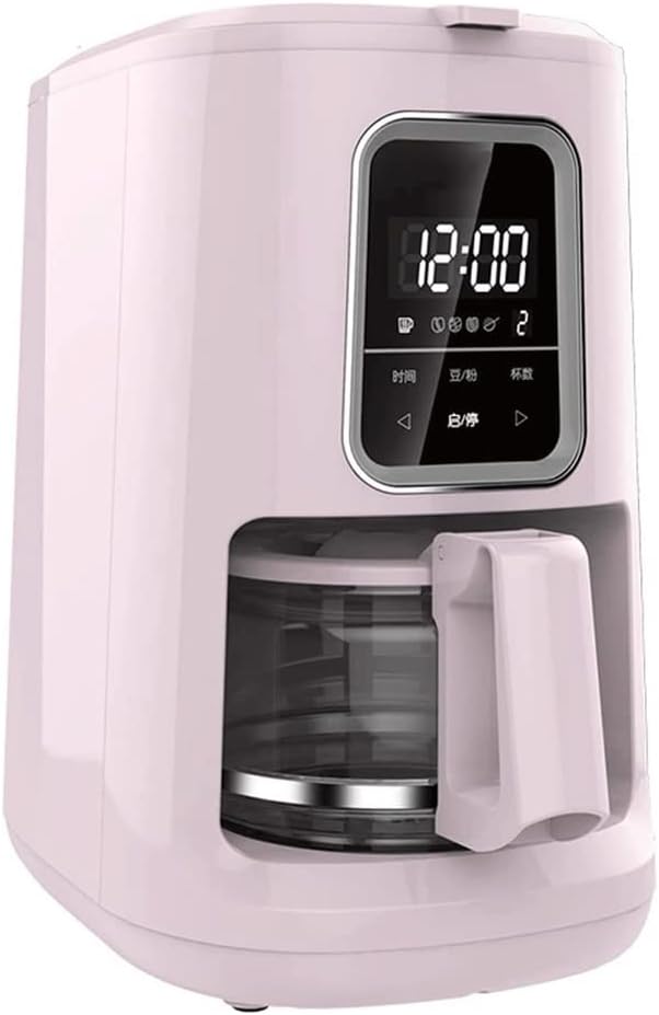 Mecity Pink Coffee Maker 3-in-1 Single Serve Coffee Machine (Pink